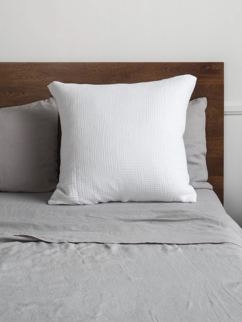 Parachute Organic Cloud Cotton Euro Pillows & Shams – Set of 2 – White